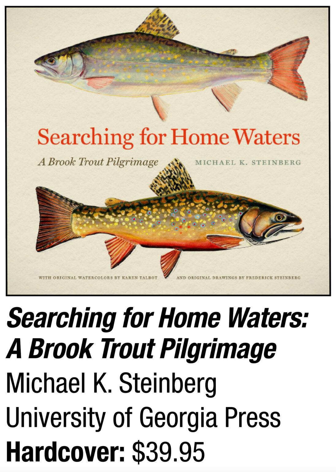 Book examines the status of brook trout UGA Today