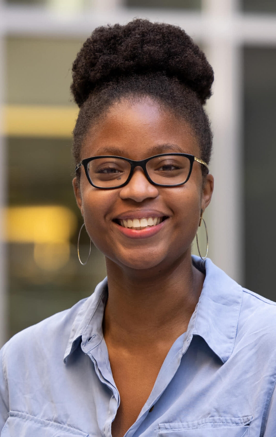 Portrait of UGA Rhodes scholar Phaidra Buchanan smiling