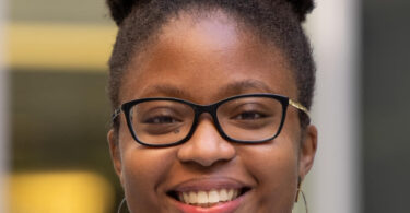 Portrait of UGA Rhodes scholar Phaidra Buchanan smiling