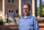 An environmental portrait of UGA's newest Georgia Research Alliance Eminent Scholar Nathan Lewis.