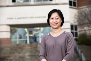 Environmental portrait of female researcher