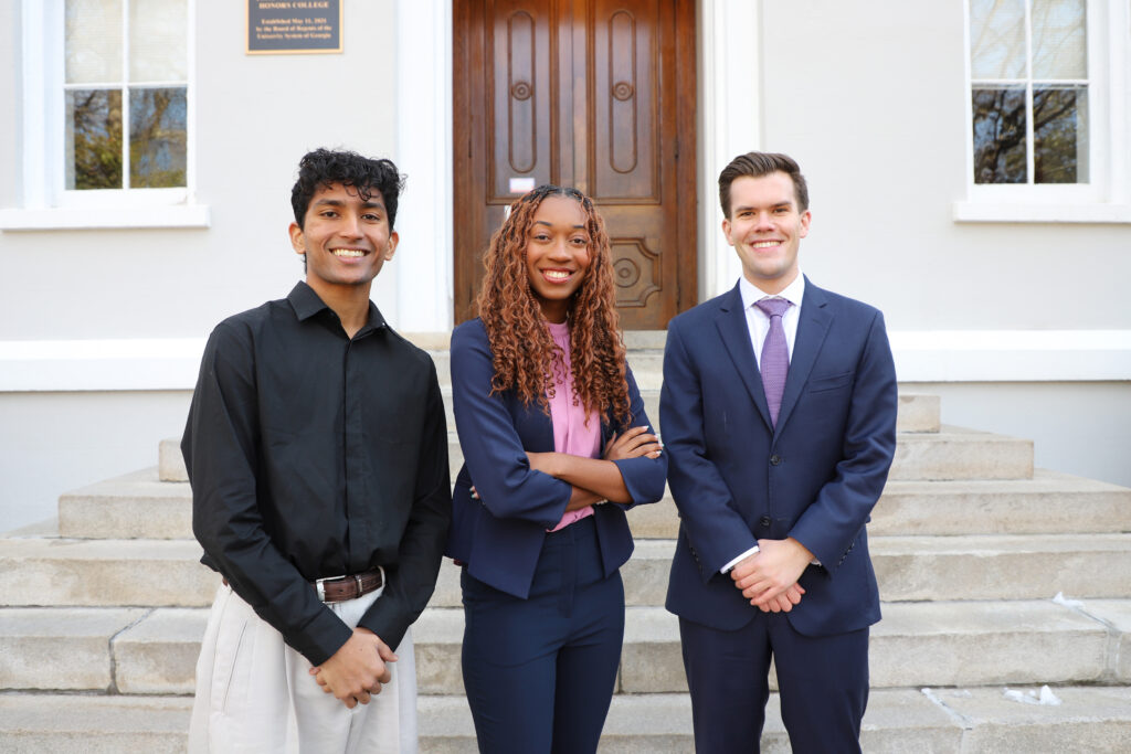 Aryan Thakur, Amanda Whylie and Garrett Williams