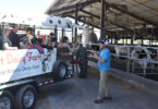 Rural Engagement Workshop participants in the 2023 cohort visit Hillcrest Dairy Farm to see how research has impacted dairy farming in Georgia. (Photo by: Baker Owens/ UGA)