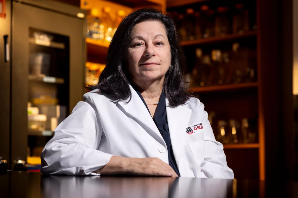 Environmental portrait of Karen Norris