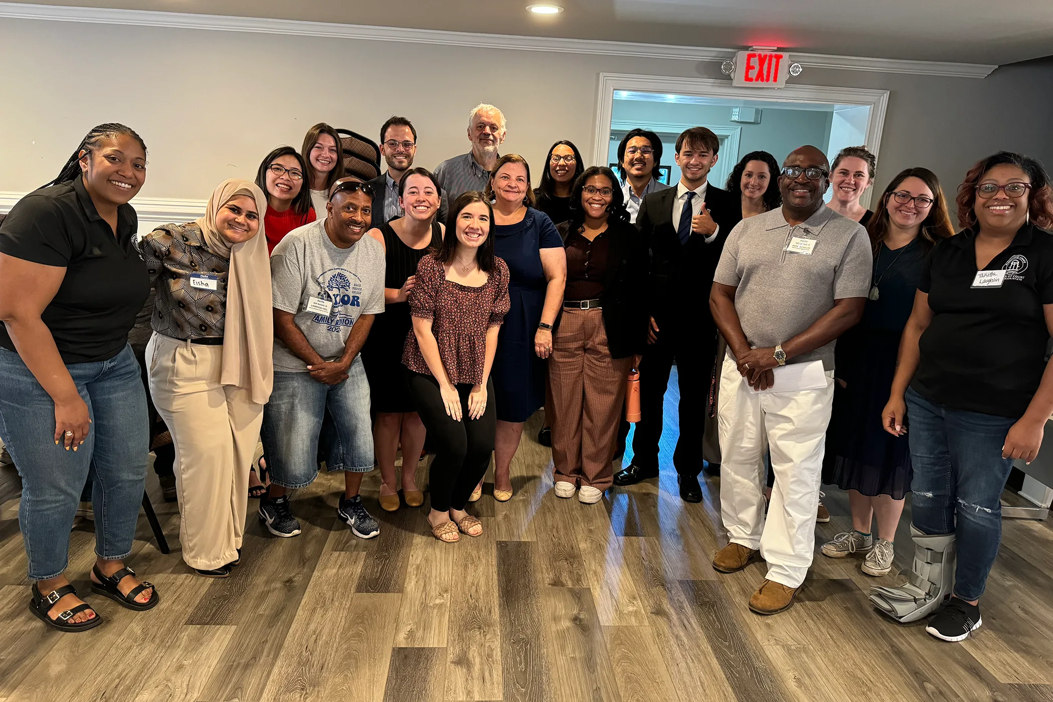 University of Georgia School of Law and undergraduate students joined Clinical Associate Professor Elizabeth Grant, Clinical Professor Alex Scherr, members of the Clarke County Clerk of Court’s office and members of Mt. Pleasant Baptist Church to support a popup legal clinic in Athens.